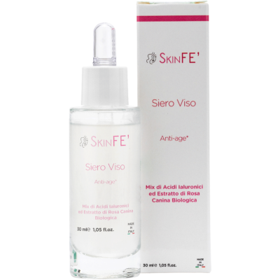 SIERO ANTI-AGE - Mix di Acidi Ialuronici ed Estratto di Rosa Canina Biologica